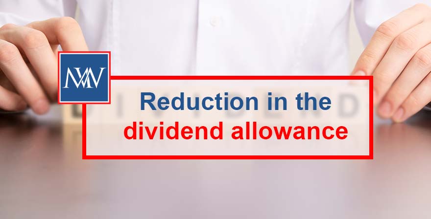 Reduction in the dividend allowance