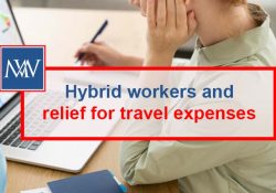 Hybrid workers and relief for travel expenses