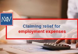 Claiming relief for employment expenses