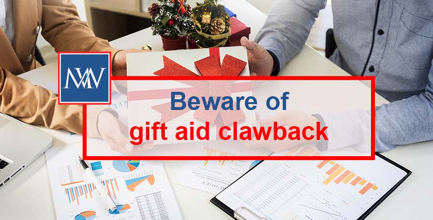 Beware of gift aid clawback