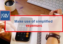 Make use of simplified expenses