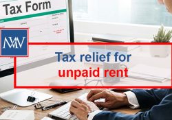 Tax relief for unpaid rent