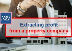 Extracting profit from a property company