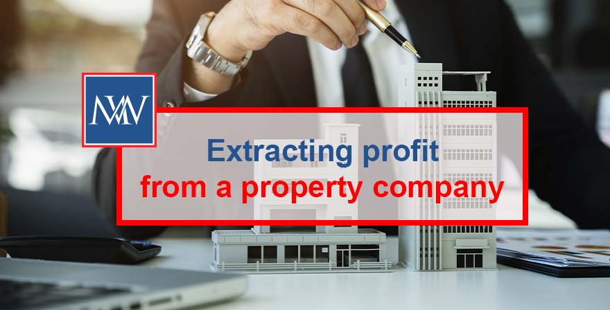 Extracting profit from a property company