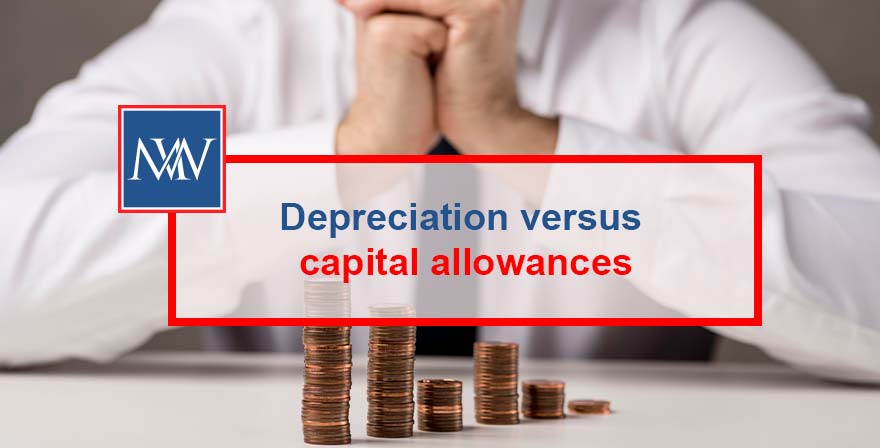 Depreciation versus capital allowances