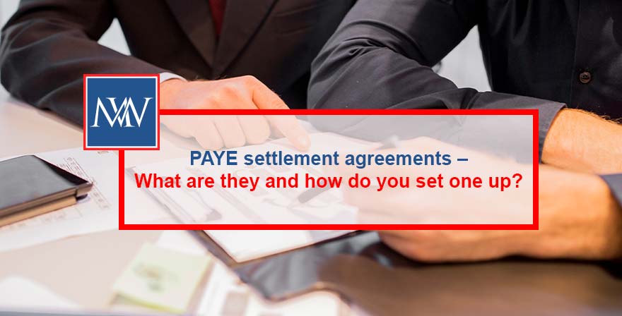 PAYE settlement agreements
