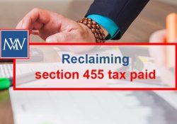 Reclaiming section 455 tax paid