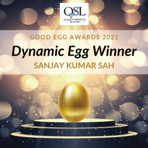 Dynamic Egg Winner - Sanjay Kumar Sah