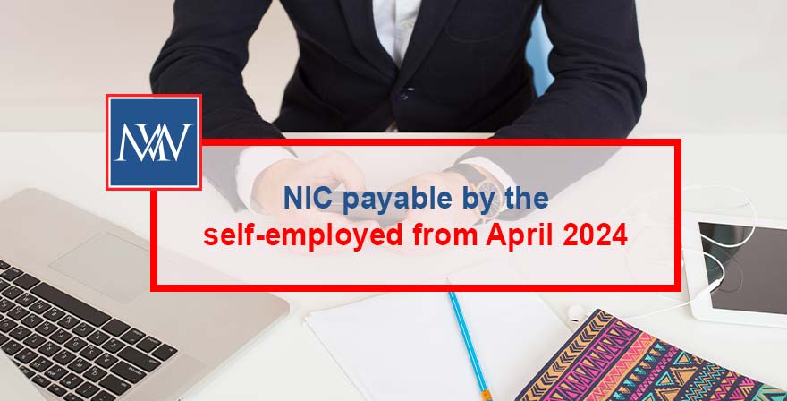 National Insurance contributions(NIC) payable by the self-employed