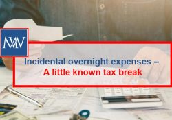 Incidental overnight expenses – A little known tax break