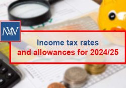 Income tax rates and allowances for 2024/25