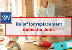 Relief for replacement domestic items