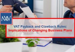 VAT Payback and Clawback Rules: Implications of Changing Business Plans