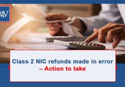 Class 2 NIC refunds made in error – Action to take