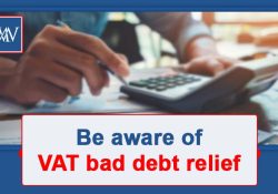 Be aware of VAT bad debt relief