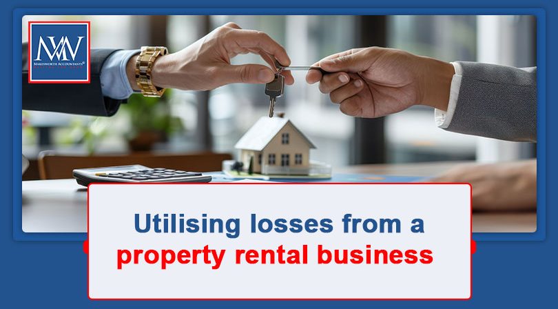 Utilising losses from a property rental business