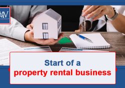 Start of a property rental business