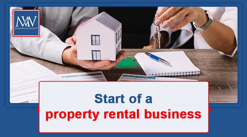 Start of a property rental business