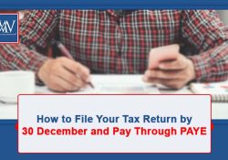 How to File Your Tax Return by 30 December and Pay Through PAYE