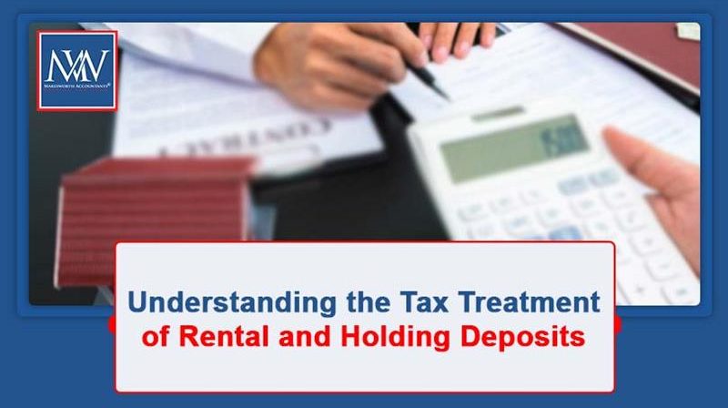 Tax treatment of rental deposits
