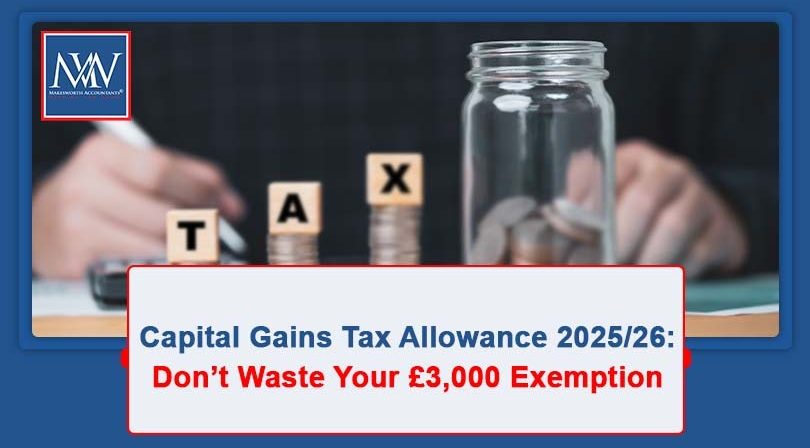 Capital Gains Tax annual exempt amount 2025/26