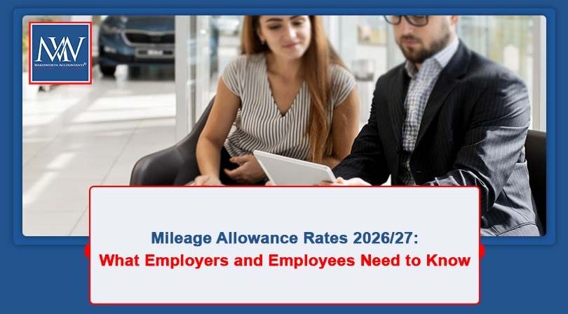HMRC mileage allowance rates 2026/27 for business travel