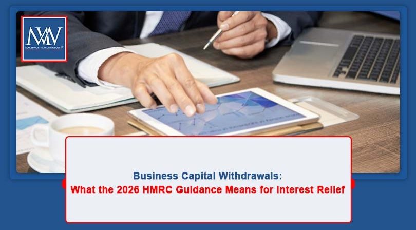 HMRC 2026 guidance on business capital withdrawals and interest tax relief